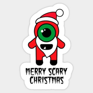 Merry Scary X-mas Sticker